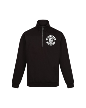 OMJ Pro 1/4 Zip Sweater - Black, 4XL (53)