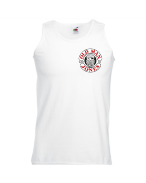 Fine Knit Small Logo Athletic Vest - White, 5XL (58)