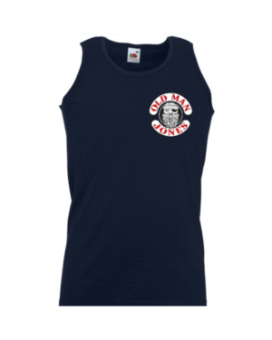 Fine Knit Small Logo Athletic Vest - Deep Navy, 3XL (52)