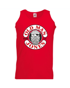 Fine Knit Athletic Vest - Classic Red, 3XL (52)