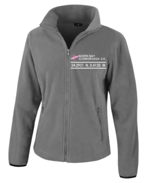 Miss Jones Co-Ordinate Norse Fleece - Pure Grey, 2XL (18)