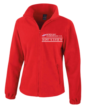 Miss Jones Co-Ordinate Norse Fleece - Flame Red, 2XL (18)