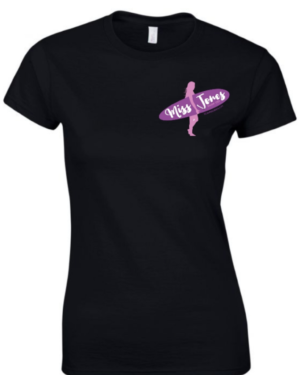 Miss Jones Ringspun Tee - Black, 3XL (18)