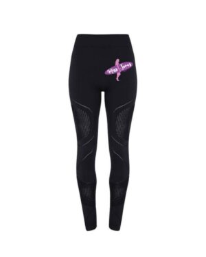 Miss Jones Reveal Seamless Leggings - Black, XL (16)