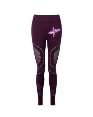 Miss Jones Reveal Seamless Leggings - Mulberry, XL (16)