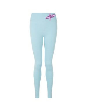 Miss Jones Recycled Seamless Leggings - Sky Blue Melange, XL (16)