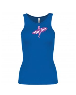 Miss Jones Co-Ordinate Sports Vest - Blue, XL (16)