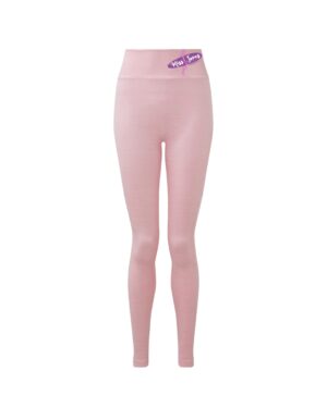 Miss Jones Recycled Seamless Leggings - Light Pink Melange, XL (16)