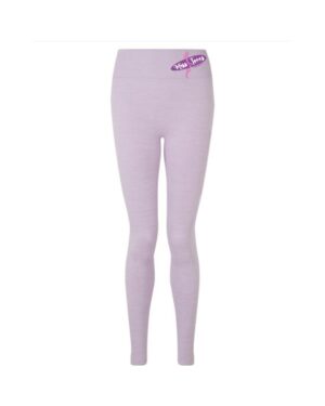 Miss Jones Recycled Seamless Leggings - Lilac Melange, XL (16)