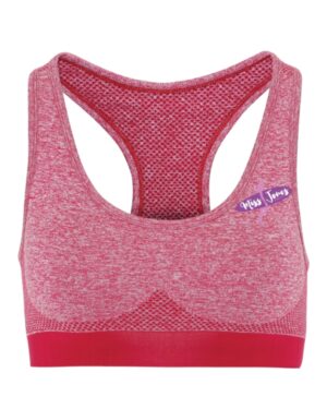 Miss Jones Seamless 3D Sports Bra - Burgundy, XL (16)
