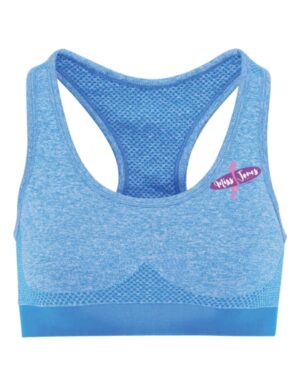 Miss Jones Seamless 3D Sports Bra - Sapphire Blue, XL (16)